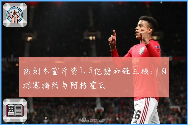 热刺冬窗斥资1.5亿镑加强三线，目标塞梅约与阿格霍瓦